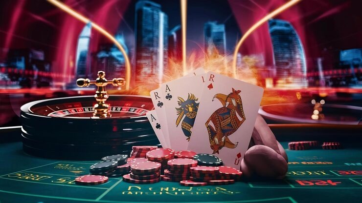 Mobile phone showing Dragon Tiger game with betting controls and live feed